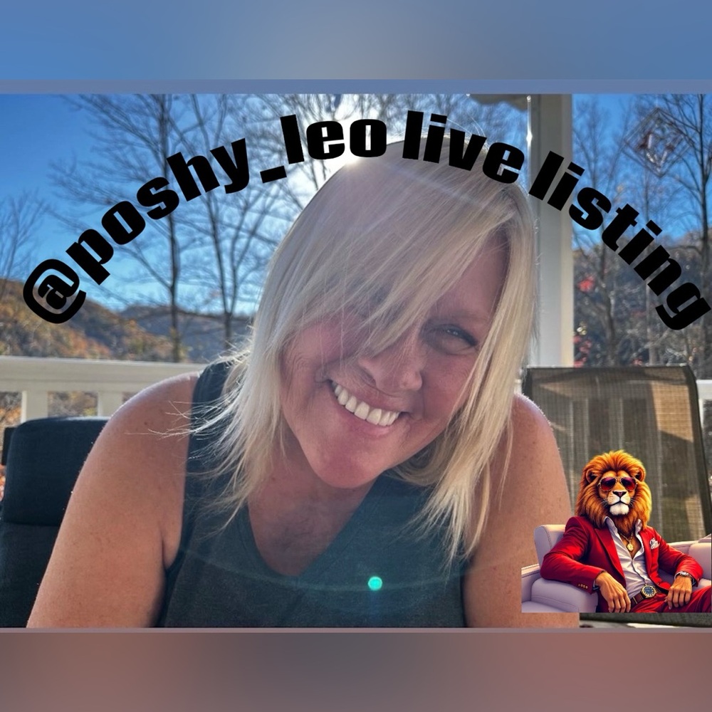 @Poshy_leo live listing!  💕🦁💕Come check out the freshest dealios!! 💕🦁💕